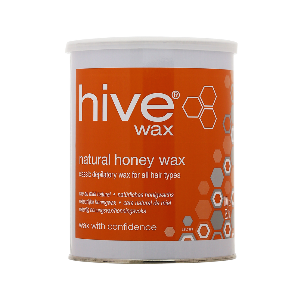 Hive Pot de cire chaude Natural Honey 800g