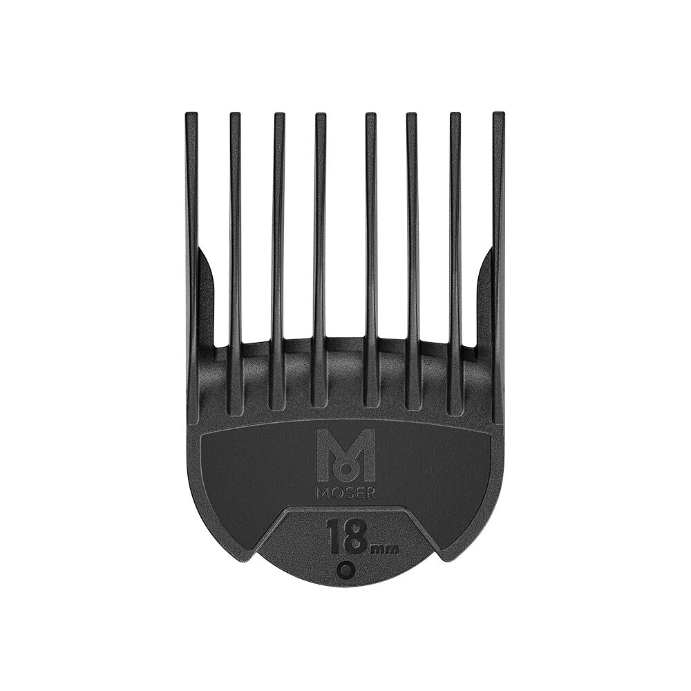 Moser 1802 Slide-On Attachment Comb 18mm Moser 1802 Slide-On Attachment Comb 18mm