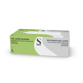 S-PRO 100 Gants en Latex L