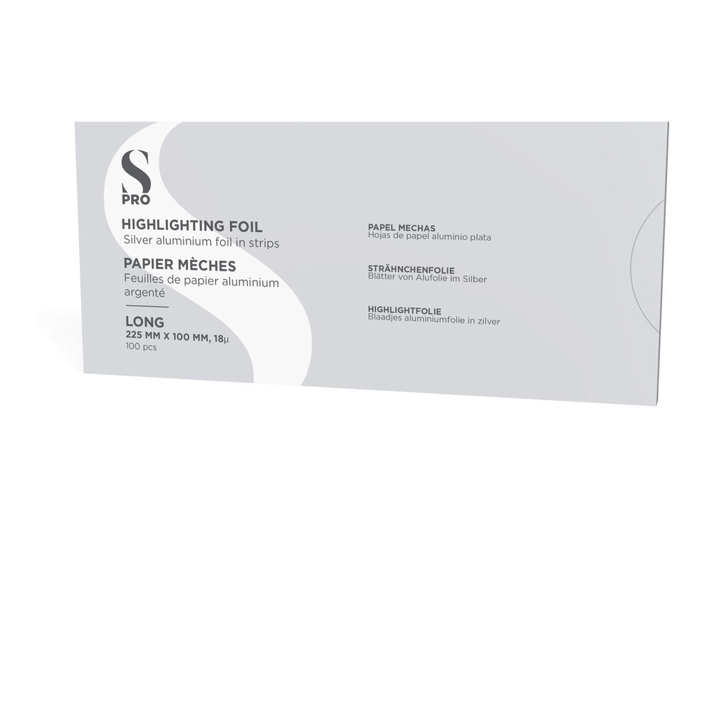 S-PRO Feuilles d'Aluminium longues 225mmx100mmx18u 100pcs
