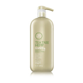 Paul Mitchell Tea Tree Hemp Shampooing et Gel de Douche Réparateur 1L