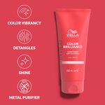 Wella Professionals Invigo Color Brilliance Après-shampoing pour cheveux colorés fins à moyens 200ml