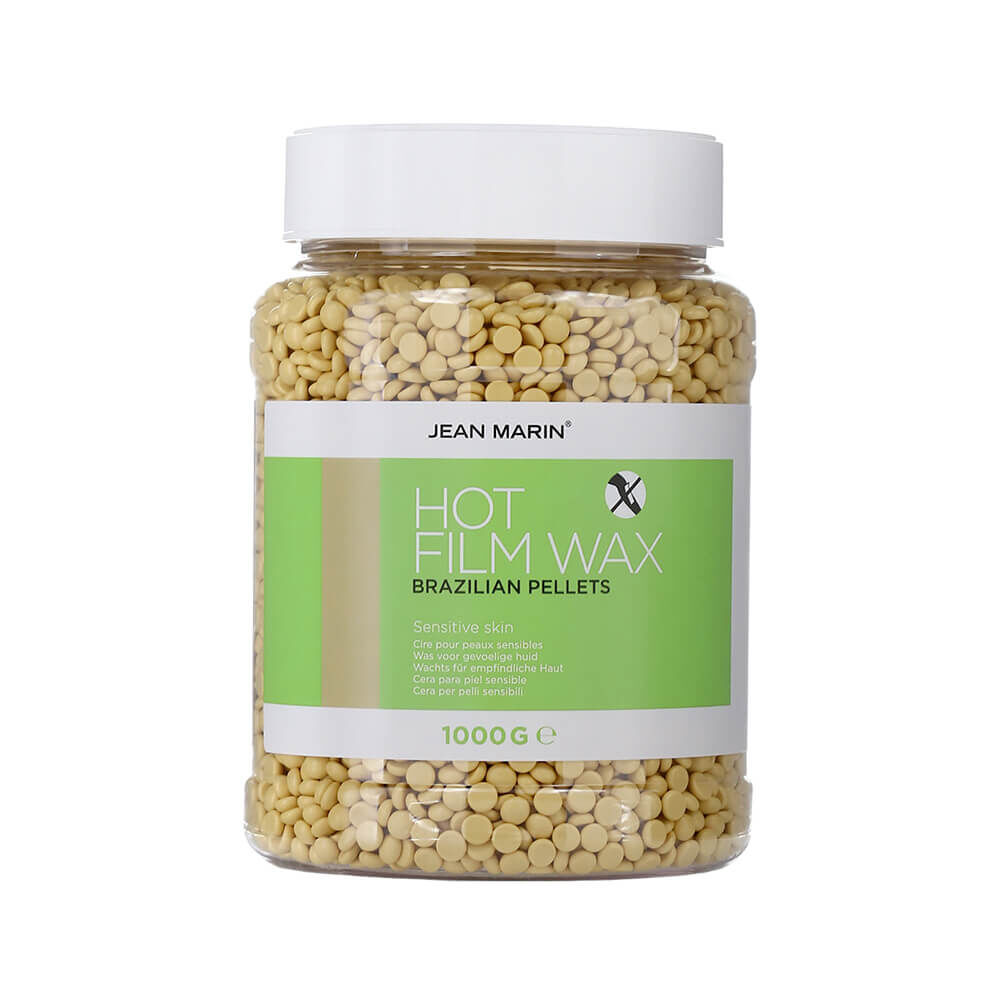 Jean Marin Pastilles de Cire Chaude Film Pelable pour Peau Sensible 1KG Jean Marin Pastilles de Cire Chaude Film Pelable pour Peau Sensible 1KG