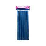Sibel Lot de 12 Bigoudis Superflex Longs Bleu