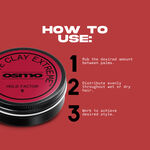 Osmo Matte Clay Extreme Cire Texturisante Effet Sec 25ml