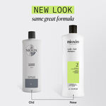 Nioxin System 2 Shampoing Cuir Chevelu + Cheveux 1l