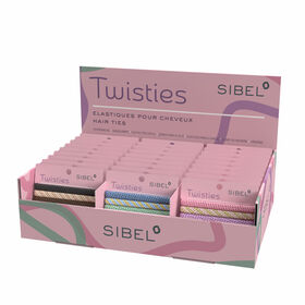 Sibel Twisties &Eacute;lastiques Multicolore Pr&eacute;sentoir 30pcs