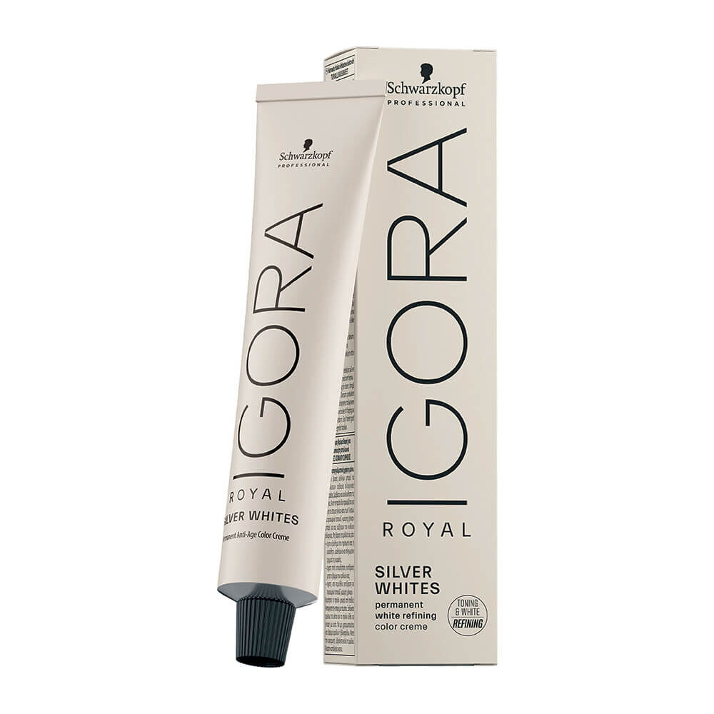 Schwarzkopf Professional Igora Royal Silver Whites Coloration Permanente 60ml Lilas Gris Schwarzkopf Professional Igora Royal Silver Whites Coloration Permanente 60ml Lilas Gris