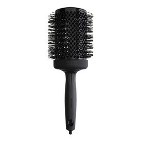 Olivia Garden Expert Blowout Shine, brosse &agrave; poils ondul&eacute;s &Eacute;tiquette Noire 65