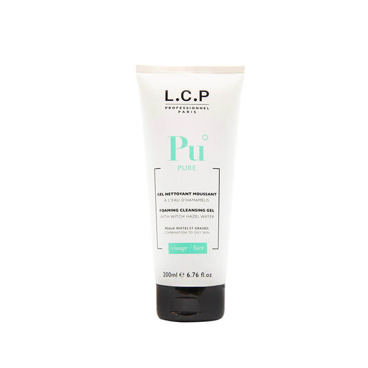 L.C.P Professionnel Paris Pure Gel Nettoyant Moussant &agrave; l&rsquo;Eau d&rsquo;Hamam&eacute;lis 200ml