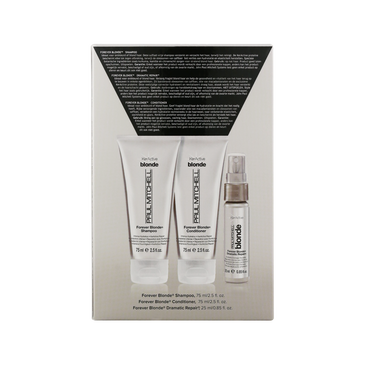 Paul Mitchell Take Home Kit Forever Blonde Shampooing, Après-Shampooing, Spray dramatic Repaire 2x75ml + 25ml