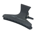 Sibel Pinces Sépare-Mèches Carbon Line 8cm Noir x3