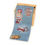 SIBEL Alufoil Gaufr&eacute; Rouleau 12.7x97m 15&micro; SS26 PopArt Ltd