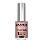Andreia Professional Hybrid Gel Vernis &agrave; ongles - Fusion Color H86 Glitter Rose &agrave; Reflets Dor&eacute;s 10.5ml