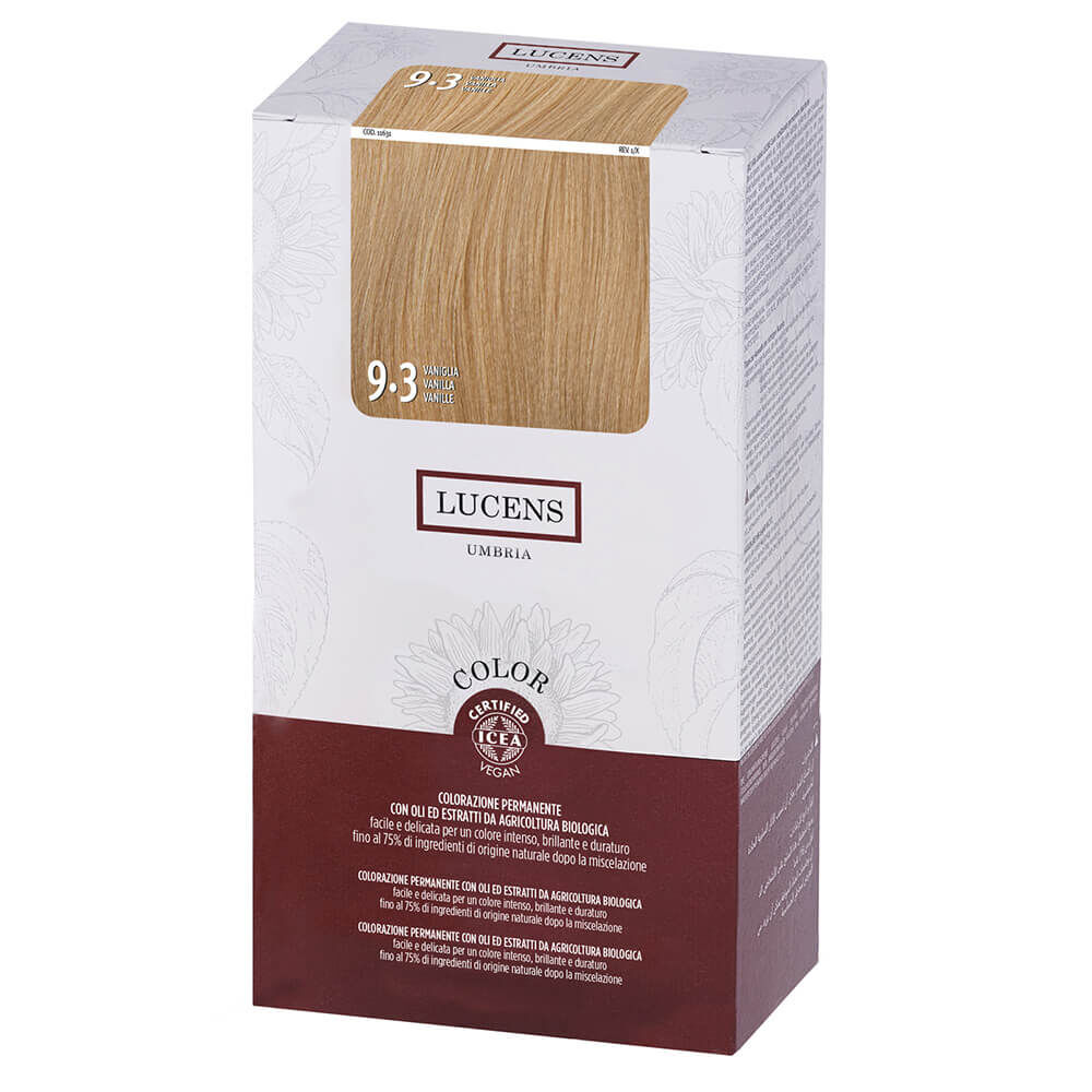 Lucens Kit Cheveux Coloration Permanente 9.3 Vaniglia