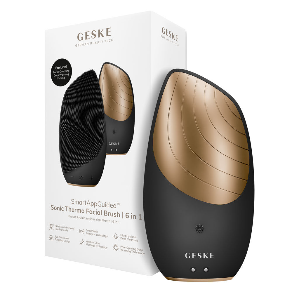 GESKE Brosse Faciale Thermo Sonique | 6 en 1