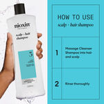 Nioxin System 3 Shampoing Cuir Chevelu + Cheveux 1l