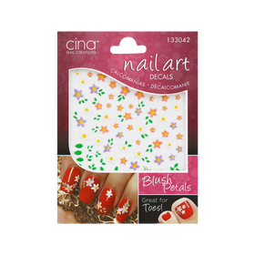 Cina Décalcomanie Nail Art Blush Petals