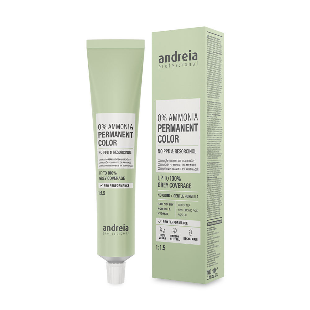Andreia Professional 0% Ammoniaque Coloration Permanente - 6.71 Blond Foncé Marron Cendré 100ML