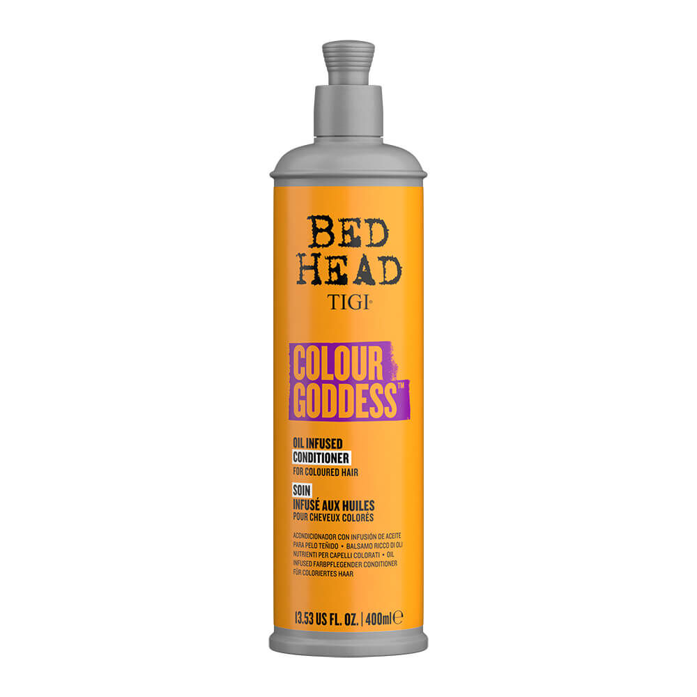 Tigi Bed Head Colour Goddess Soin Infusé Huiles Naturelles Cheveux Colorés 400ml Tigi Bed Head Colour Goddess Soin Infusé Huiles Naturelles Cheveux Colorés 400ml