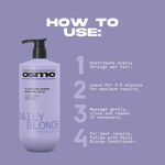 Osmo Daily Blonde Shampoing Violet 1L