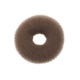 Sibel Anneau à chignon en nylon brun 9cm