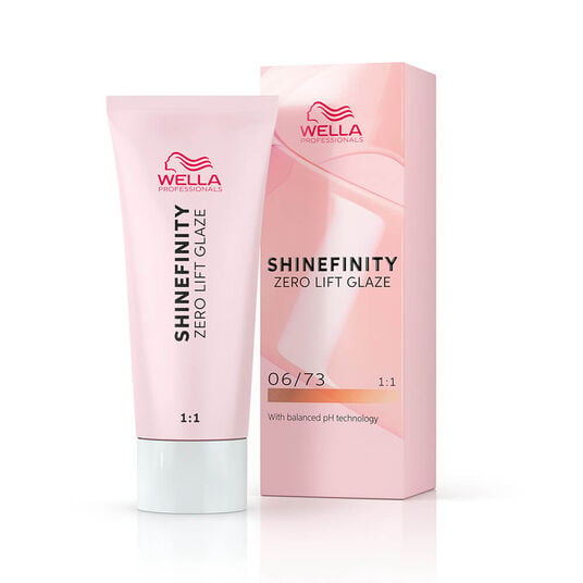 Wella Professionals Shinefinity Zero Lift Glaze Gloss Vernis Color&eacute; Longue Tenue 06/73 Warm Caramel Chocolate 60ml