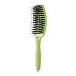 Olivia Garden Fingerbrush Care Dolce Vita Iconique Sanglier & Nylon Vert Pistache