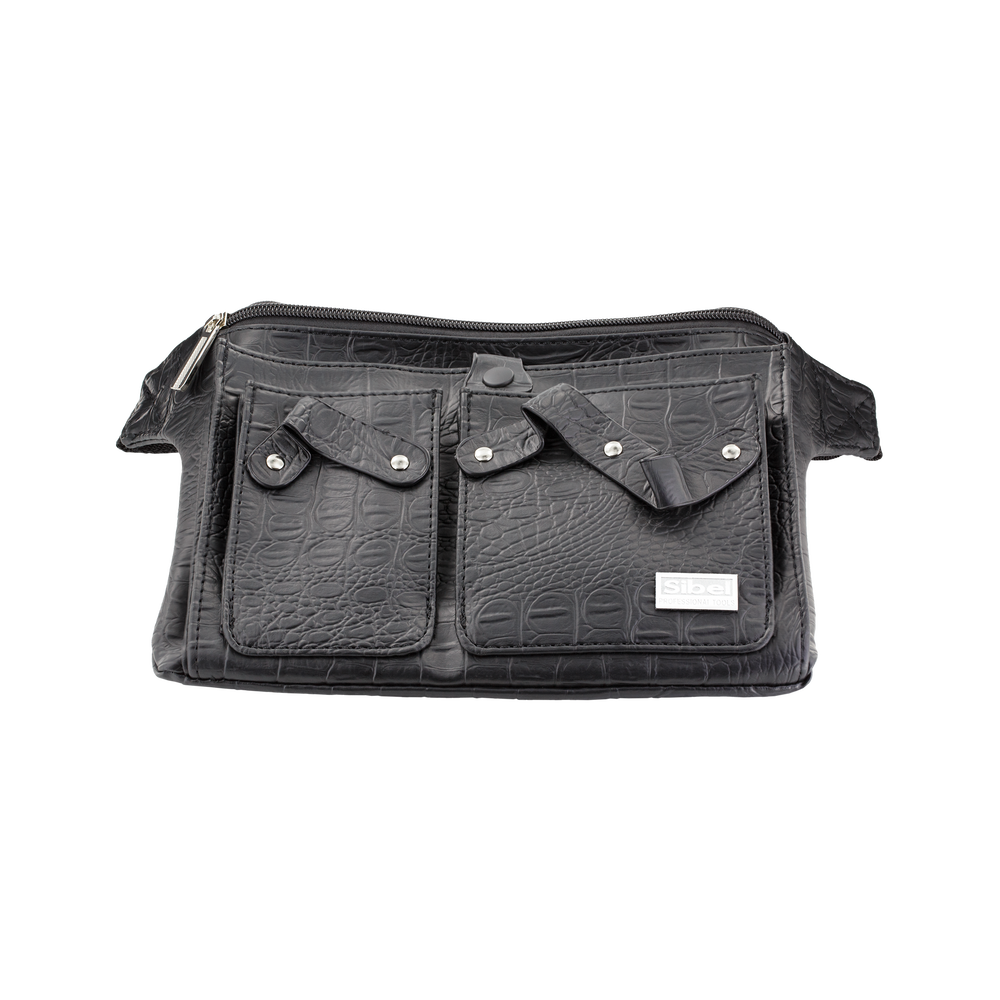 Sibel Trousse Belt 3 Croco Noir Sibel Trousse Belt 3 Croco Noir