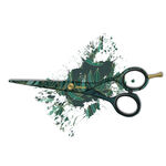Jaguar Ciseaux Painted Paradise Exotic Island 5.5"