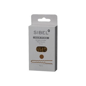 Sibel &Eacute;pingles En M&eacute;tal Ondul&eacute;es 50mm Marron 50pcs