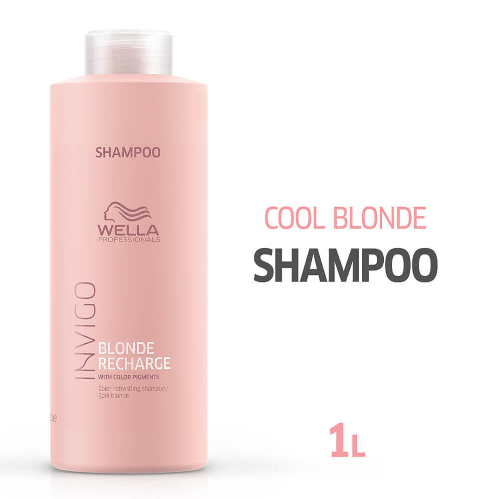 Wella Professionals Invigo Blonde Recharge Shampooing Cool 1l