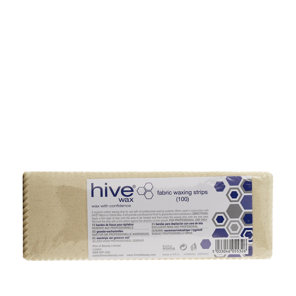 Hive Bandes de tissu pour épilation 100pcs