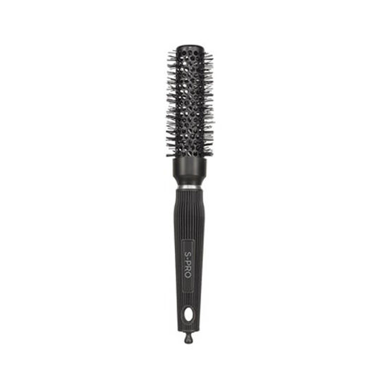 S-PRO Brosse C&eacute;ramique Ionique 25mm Noire