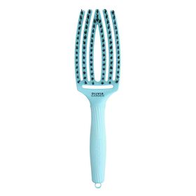 Olivia Garden Fingerbrush Care Dolce Vita Iconique Sanglier & Nylon Bleu Ciel