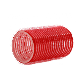Sibel Lot de 12 rouleaux Velcro 12 pcs Rouge