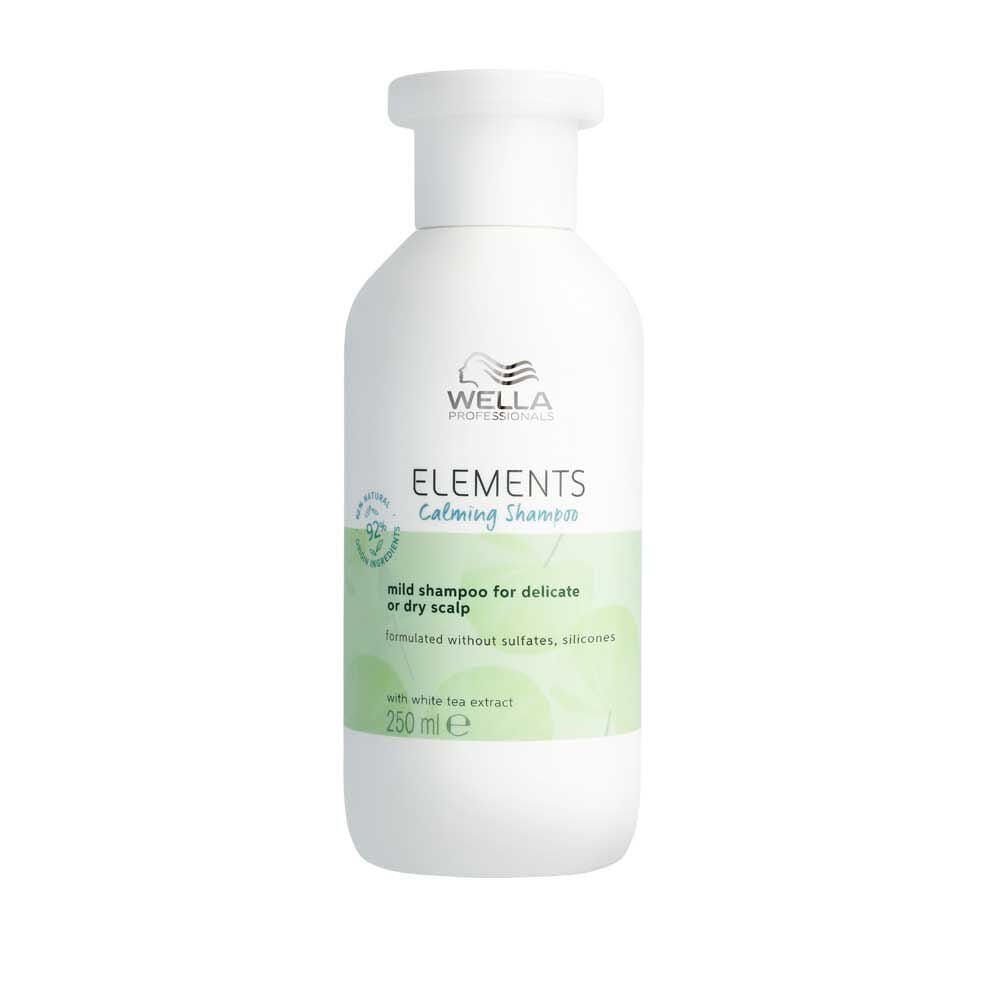 Wella Professionals Elements Shampoing apaisant sans sulfate pour cuir chevelu sec ou délicat 250ml