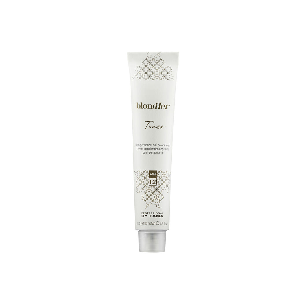 Professional by Fama Blondher Toner Crème de coloration capillaire demi-permanente - N. 0.12 80ml Professional by Fama Blondher Toner Crème de coloration capillaire demi-permanente - N. 0.12 80ml