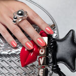 Andreia Professional Hybrid Gel Charmed Collection H91 Corail aux subtils reflets dor&eacute;s 10.5ml