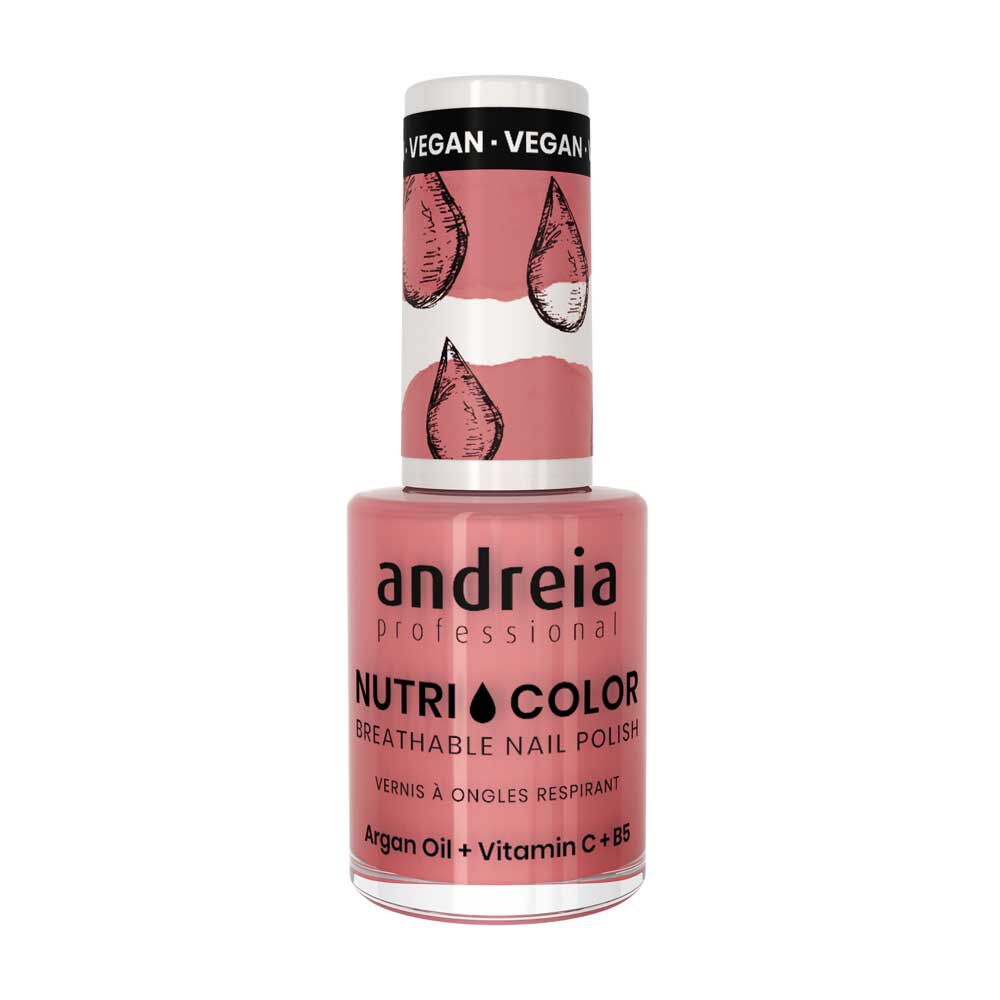 Andreia Professional Nutri Color Vernis &agrave; ongles - NC 12 Vieux Rose 10.5ml