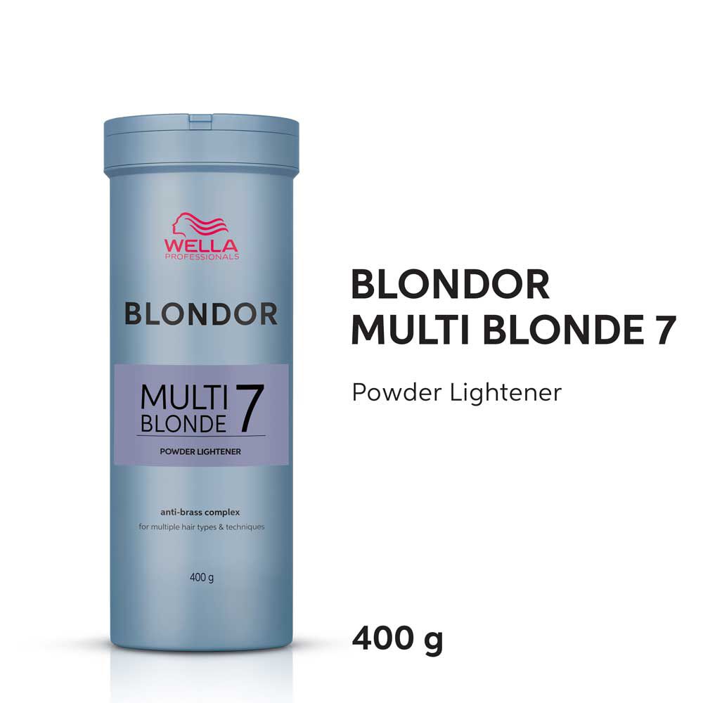 Wella Professionals Blondor Multi Blonde 7 Poudre de Décoloration 400g Wella Professionals Blondor Multi Blonde 7 Poudre de Décoloration 400g