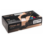Clean All Gants Jetables en Latex Noirs M 100pcs