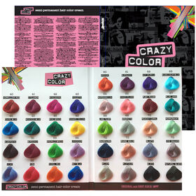 Crazy Color Nuancier coloration Crazy Color A4