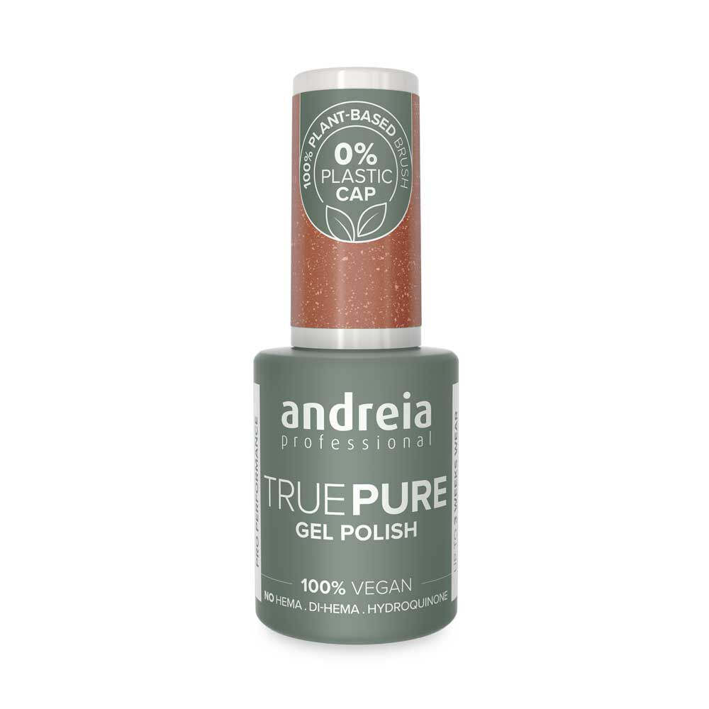 Andreia Professional True Pure Vernis gel sans Hema - T53 Marron Avec Des Éclat Subtil 10.5ml