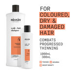 Nioxin System 4 Shampoing Cuir Chevelu + Cheveux 1l