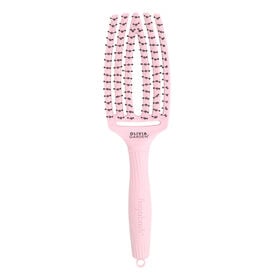 Olivia Garden Fingerbrush Care Iconic brosse &agrave; cheveux &agrave; double poils &ndash; Rose pastel