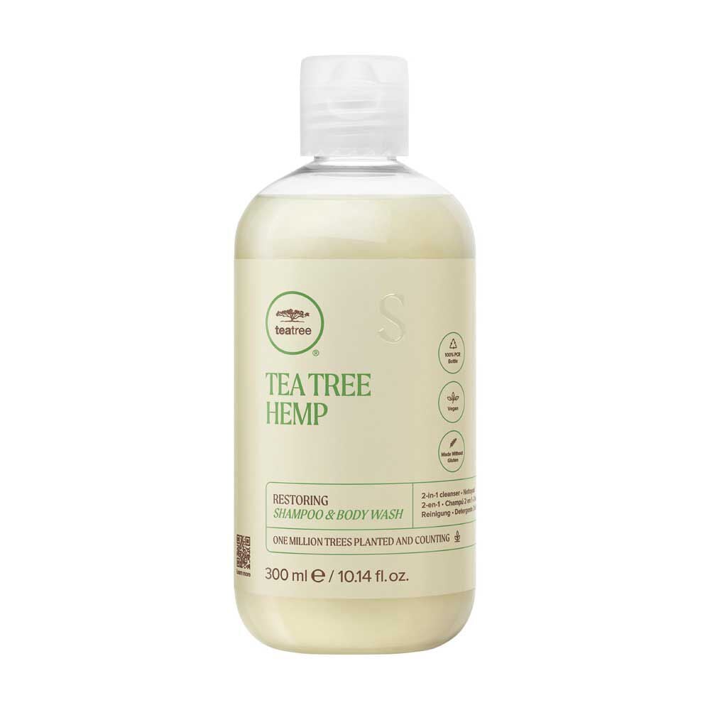 Paul Mitchell Tea Tree Hemp Shampooing Réparateur et Gel Douche 300ml
