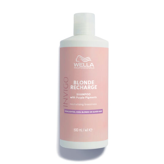 Wella Professionals Invigo Blonde Recharge Shampoing raviveur de couleur Cool Blonde 500ml