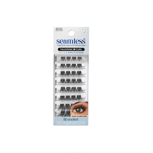 Ardell Extensions de cils courbure M effet faux vison pour application invisible sous les cils &ndash; 32 unit&eacute;s
