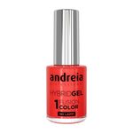 Andreia Professional Hybrid Gel Vernis à ongles - Fusion Color H35 Rose Orangé Vif 10.5ml